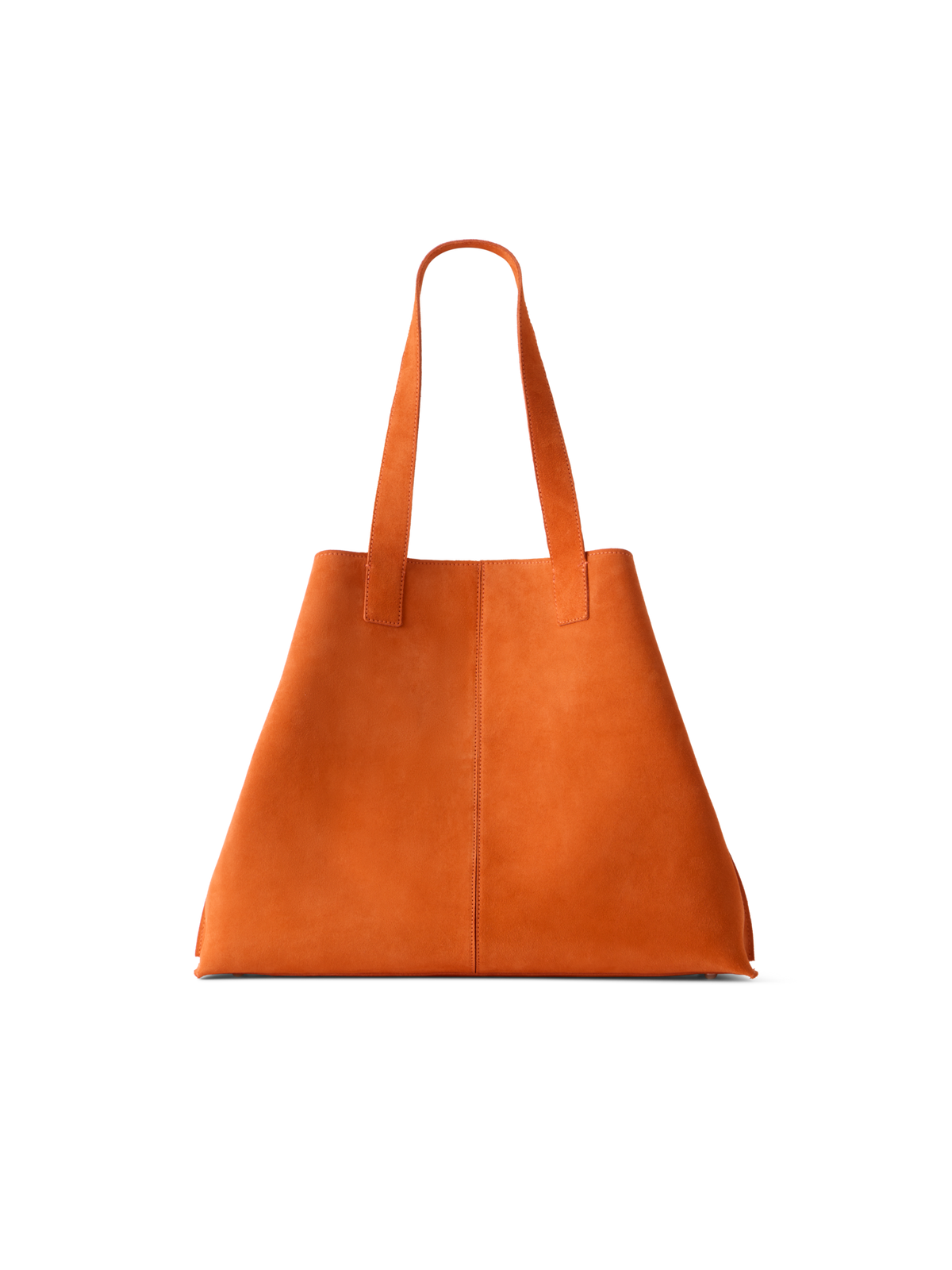 Designer Ai Medium Shoulder Tote Bag - Orange