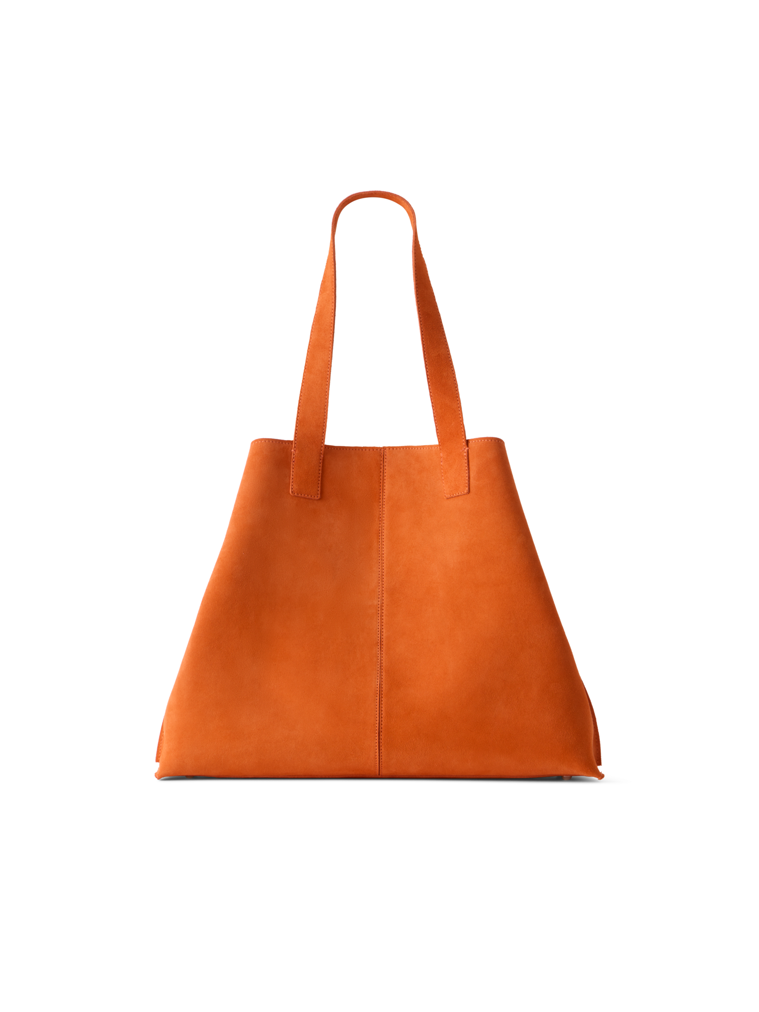 Designer Ai Medium Shoulder Tote Bag - Orange
