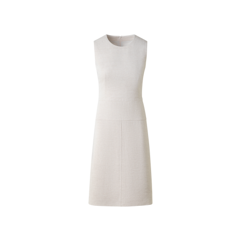 A-Line Sheath Dress in Linen Double-Face