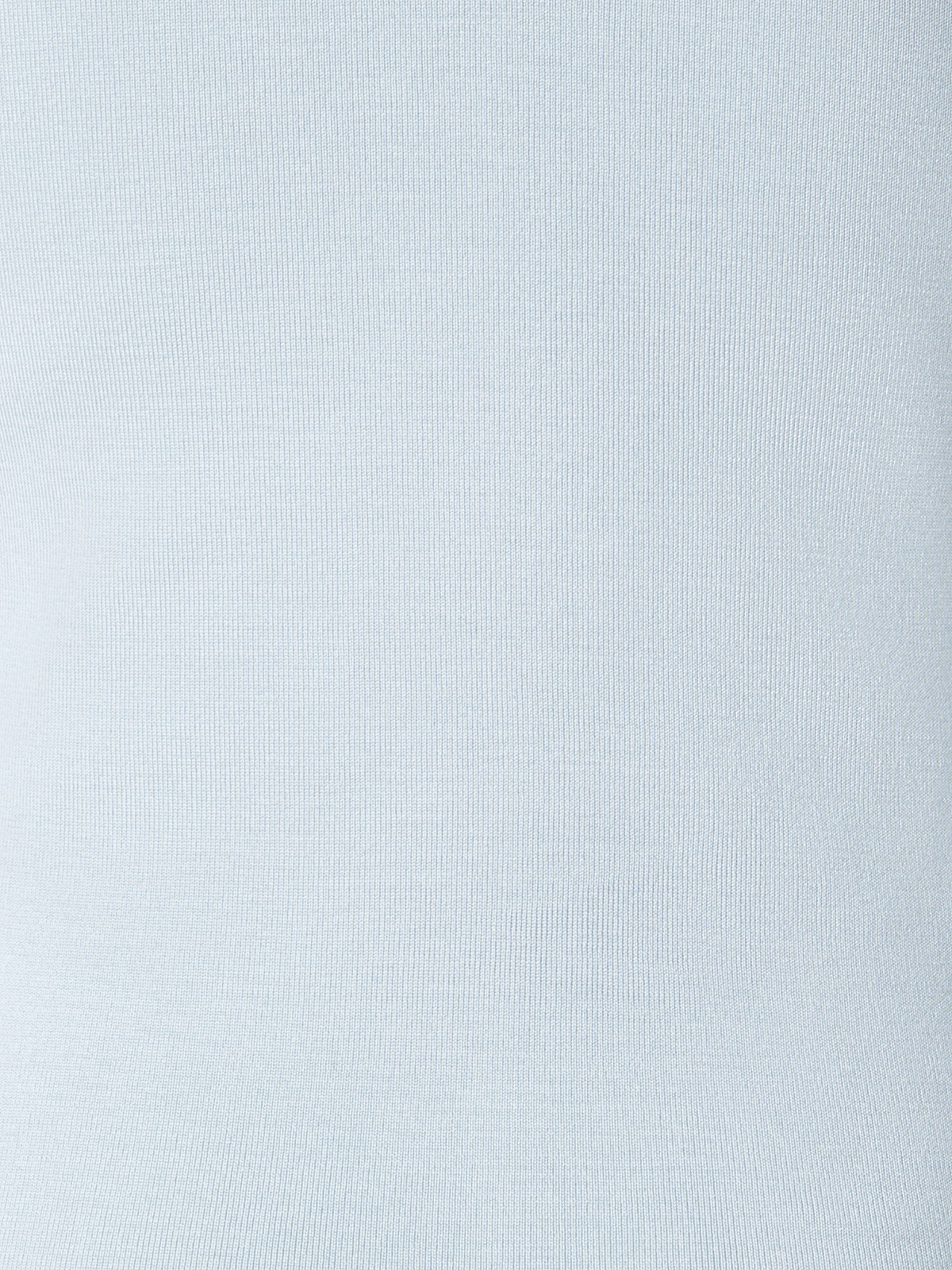 Designer Ärmelloses Strick Oberteil in Seiden-Stretch - Blau