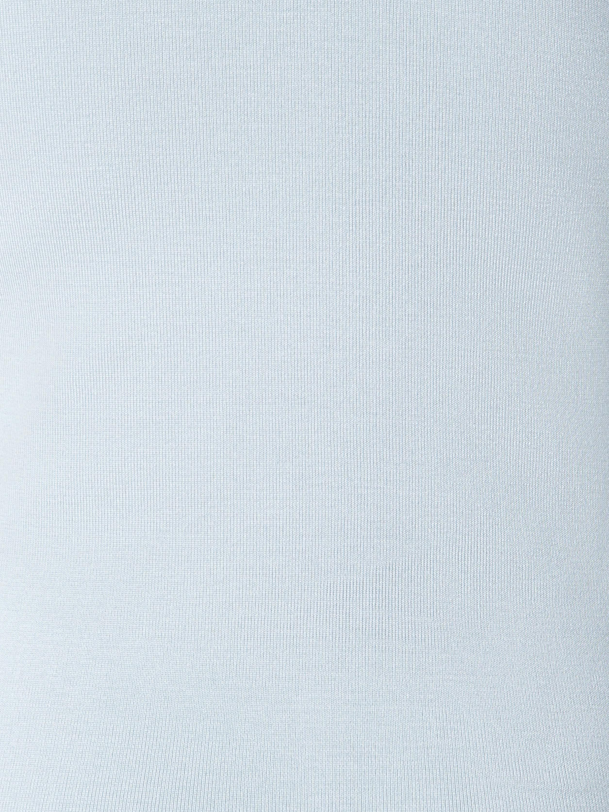 Designer Ärmelloses Strick Oberteil in Seiden-Stretch - Blau