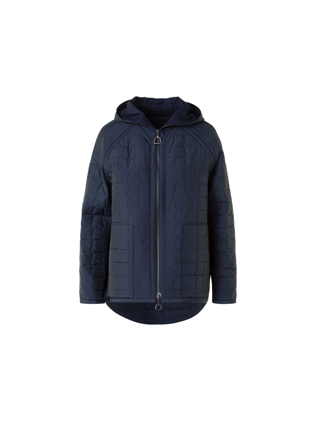 Designer Wende Steppjacke Storm-System® mit Kapuze - Dunkelblau - Blau