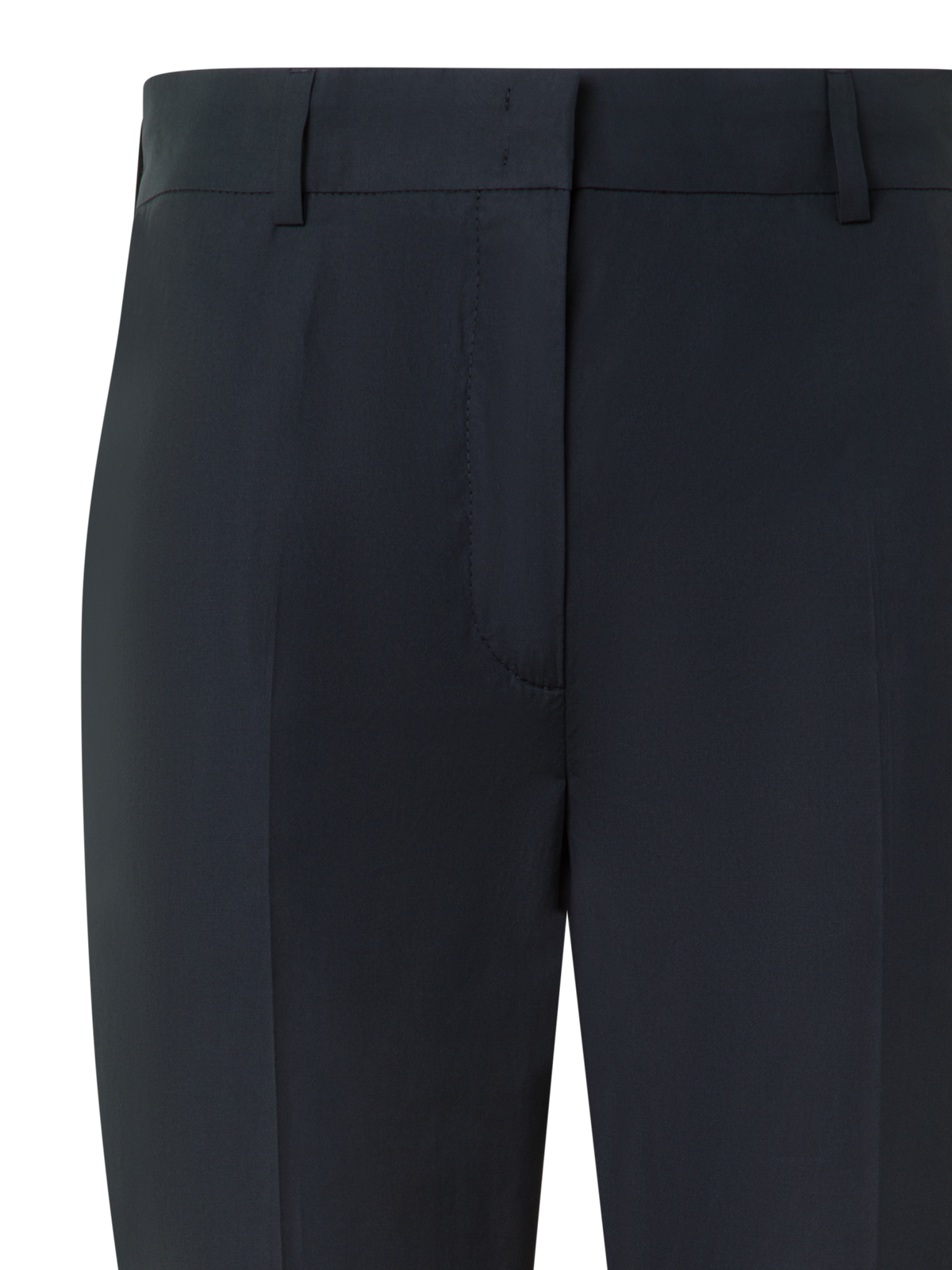 Designer Tapered Hose aus Baumwolle in Knöchellänge - Schwarz