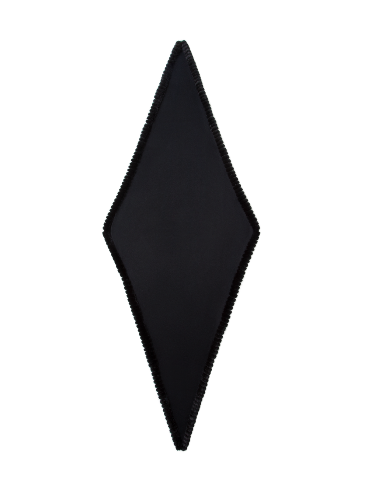 Designer Schal aus Kaschmir-Seide - Schwarz