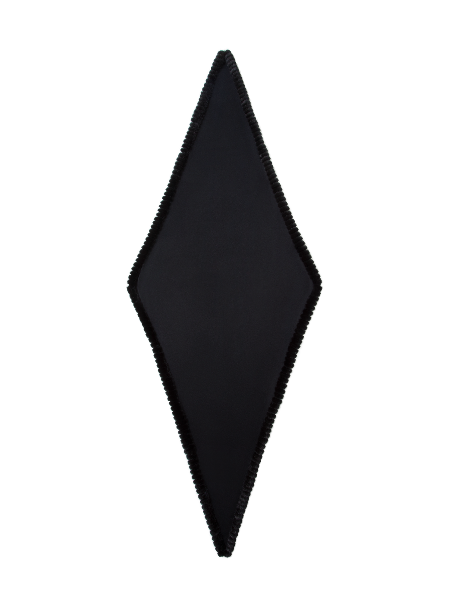 Designer Schal aus Kaschmir-Seide - Schwarz