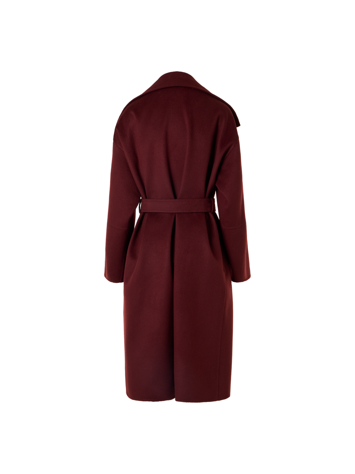 Designer Wickelmantel aus Kaschmir-Double-Face - Rot