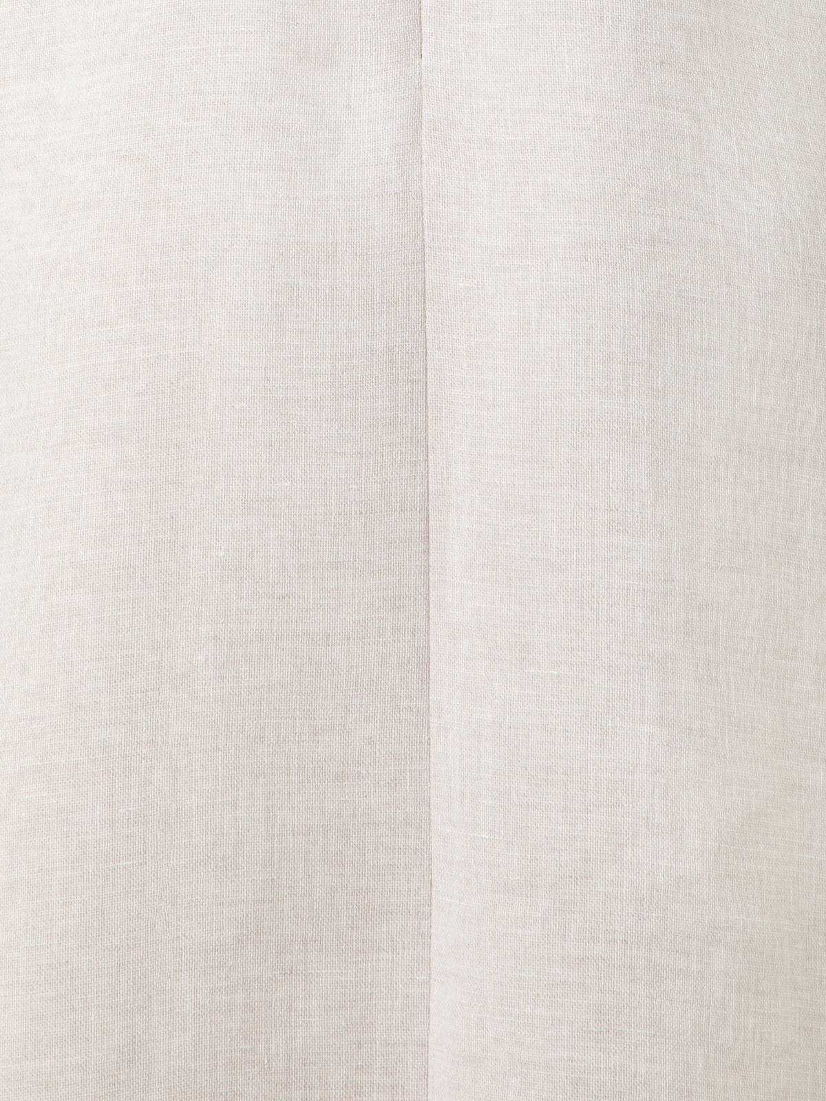 Designer Etuikleid in A-Linie aus Leinen-Doubleface - Beige