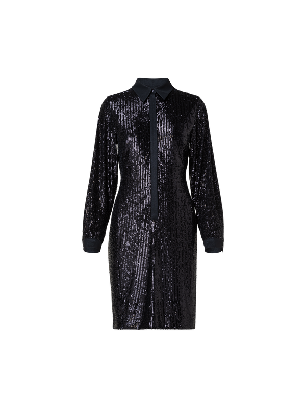 Designer Blusenkleid aus Pailletten