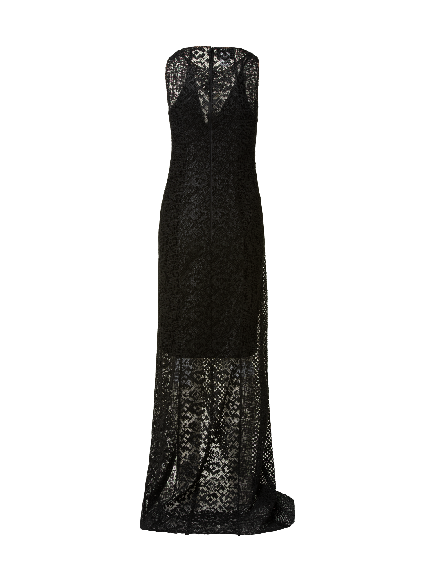 Designer Techno Stickerei Patchwork Schürzenkleid