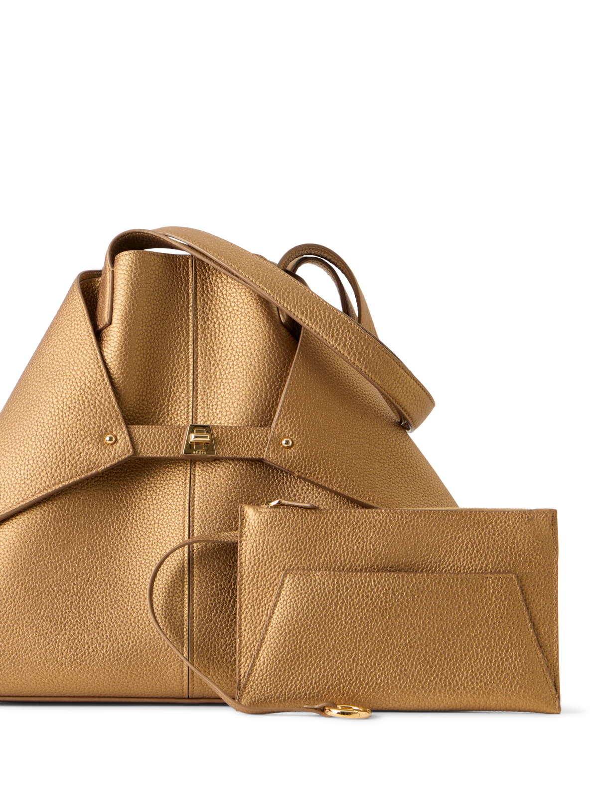 Designer Ai Medium Schultertasche - Gold