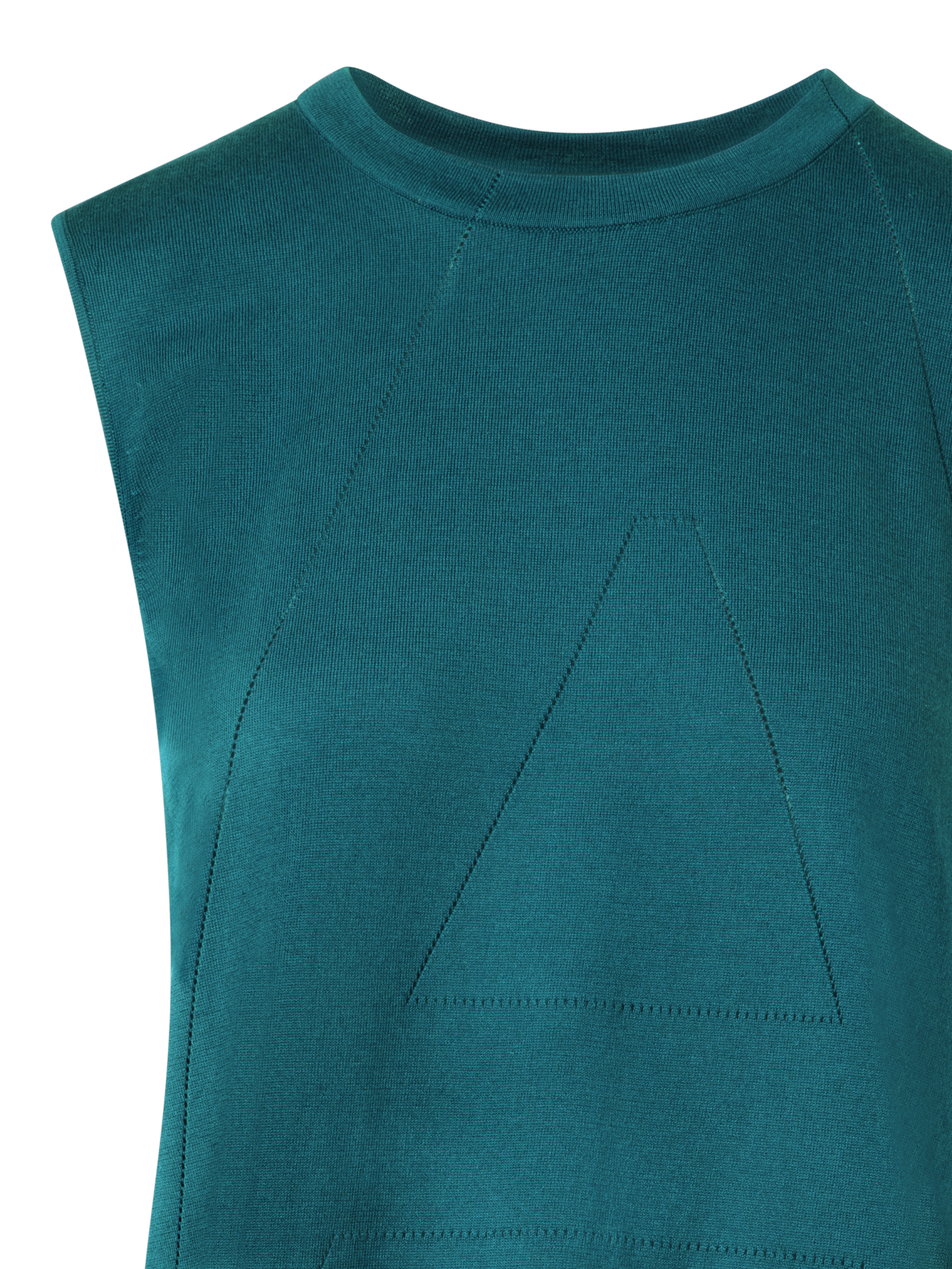 Designer Sea Island Baumwoll-Tank-Top - Grün