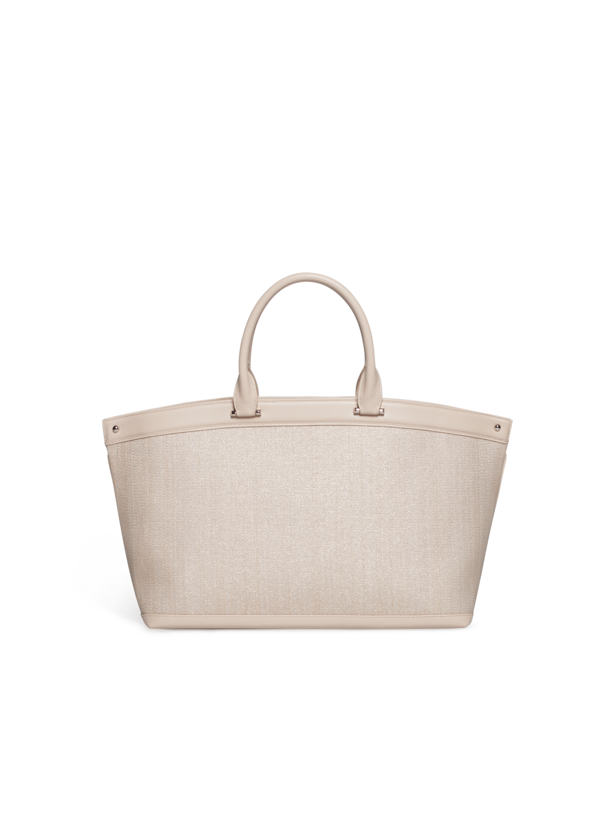 Designer Ai Small Top Handle Tote - Ecru - Weiss