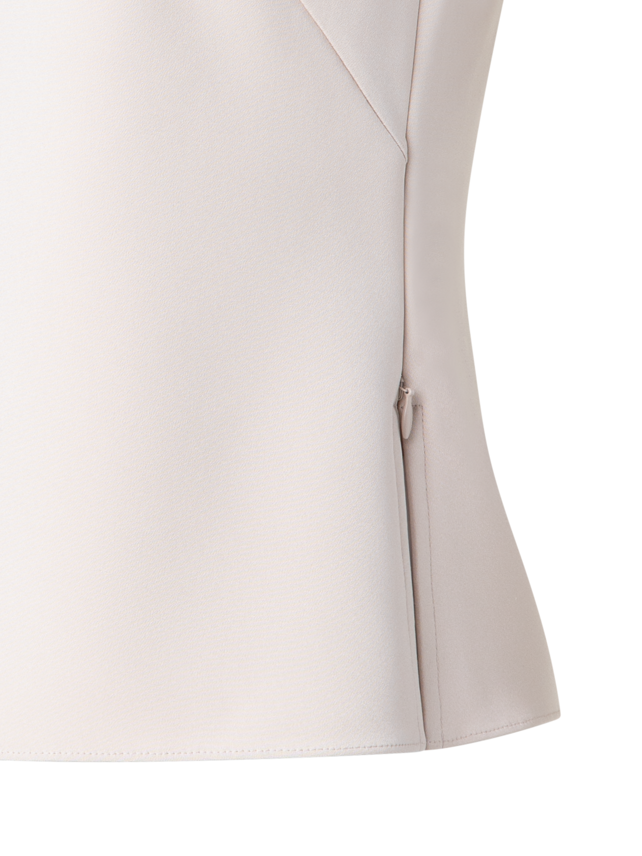 Designer Seiden-Tank-Top - Beige