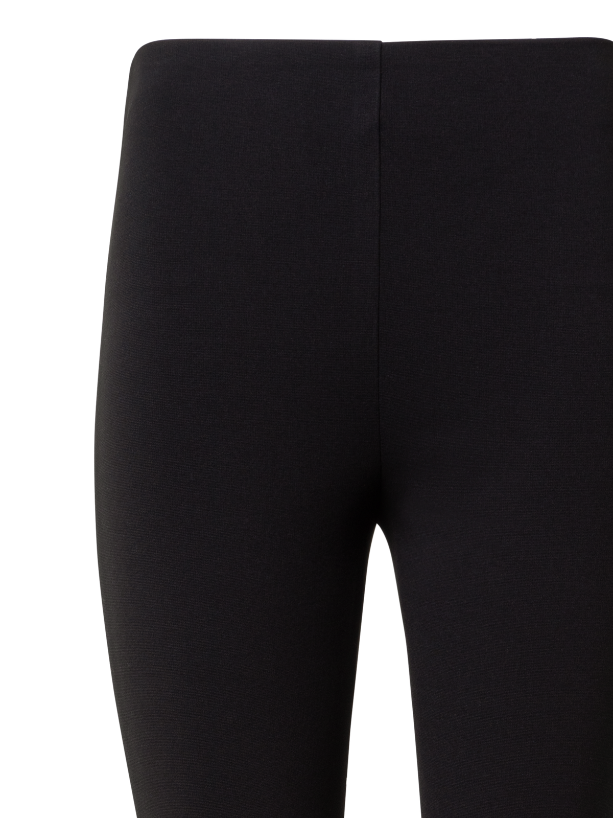 Designer Verkürzte Signature Jersey Schlaghose - Schwarz