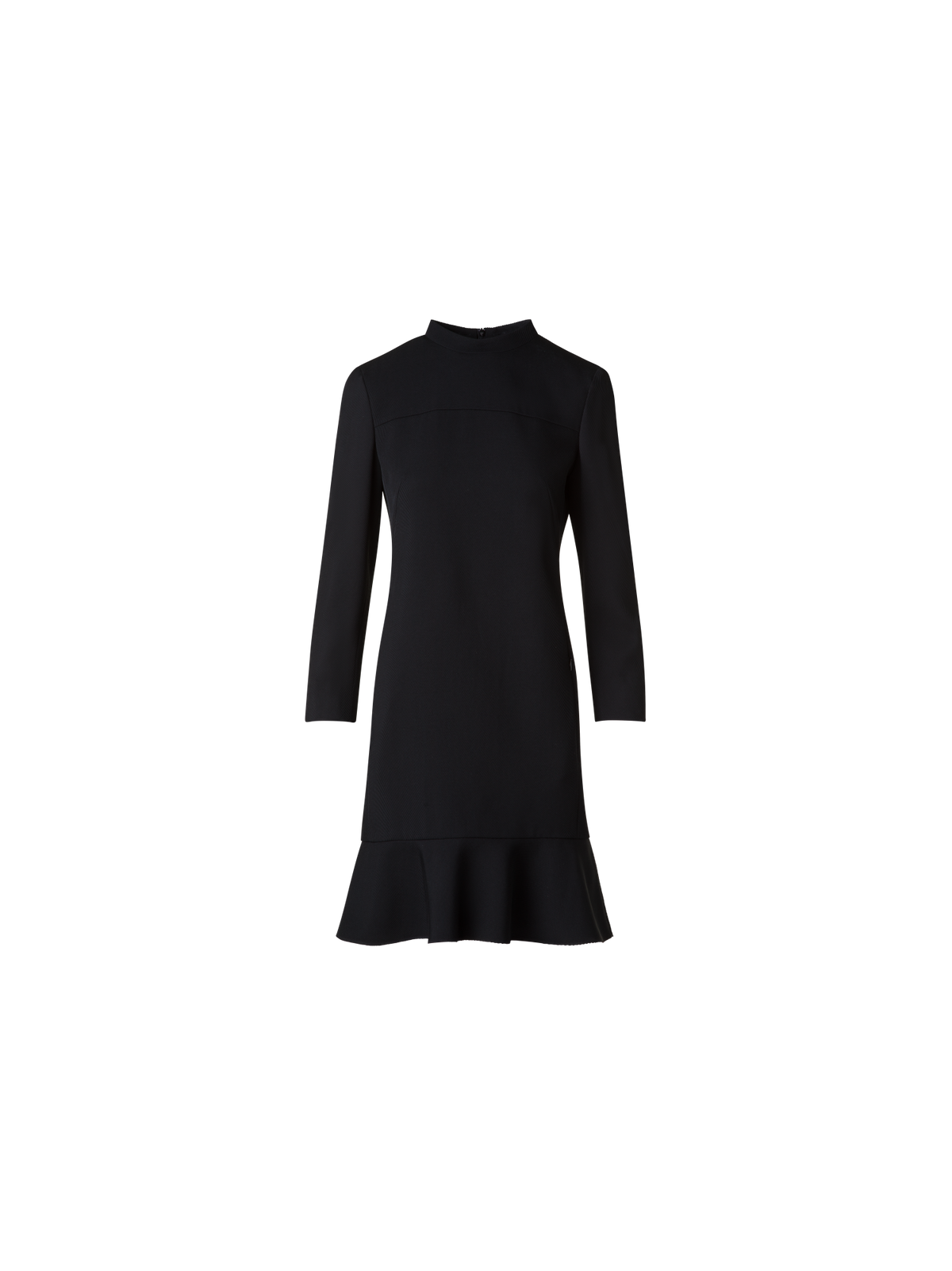 Designer Etuikleid mit abnehmbarem Kragen und Manschetten - Schwarz - Bunt