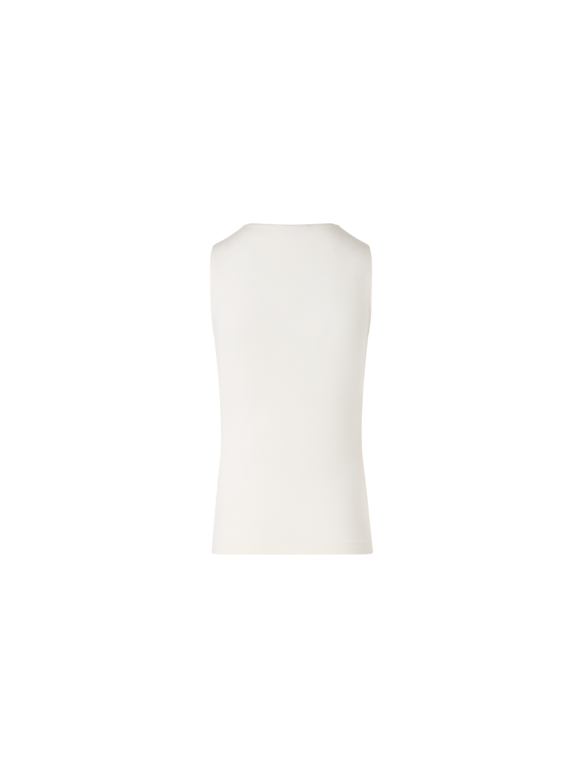 Designer Ärmelloses Top mit Signature Dot Applikation - Ecru