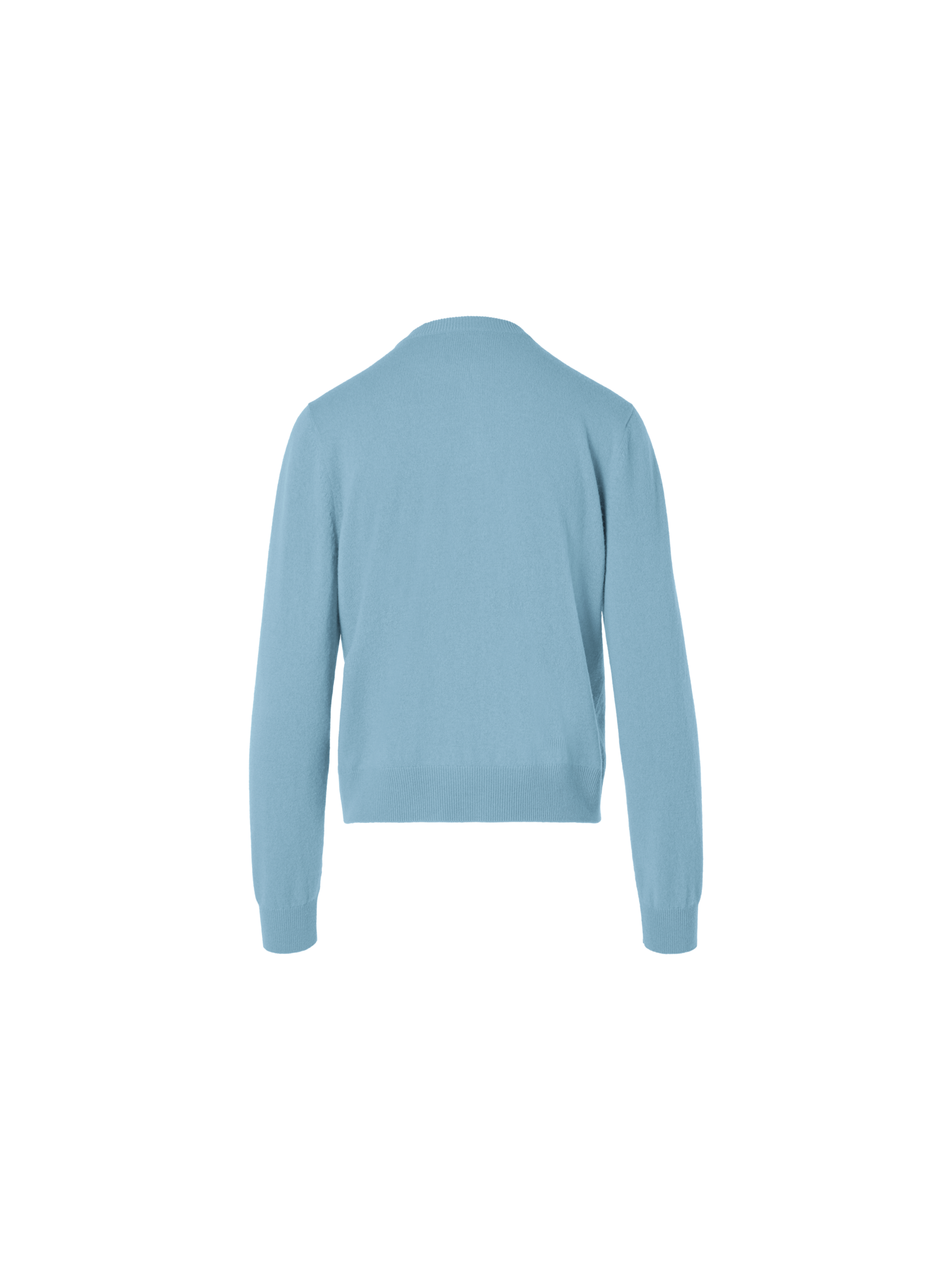 Designer Lässiger Cardigan aus Wolle-Kaschmir - Blau