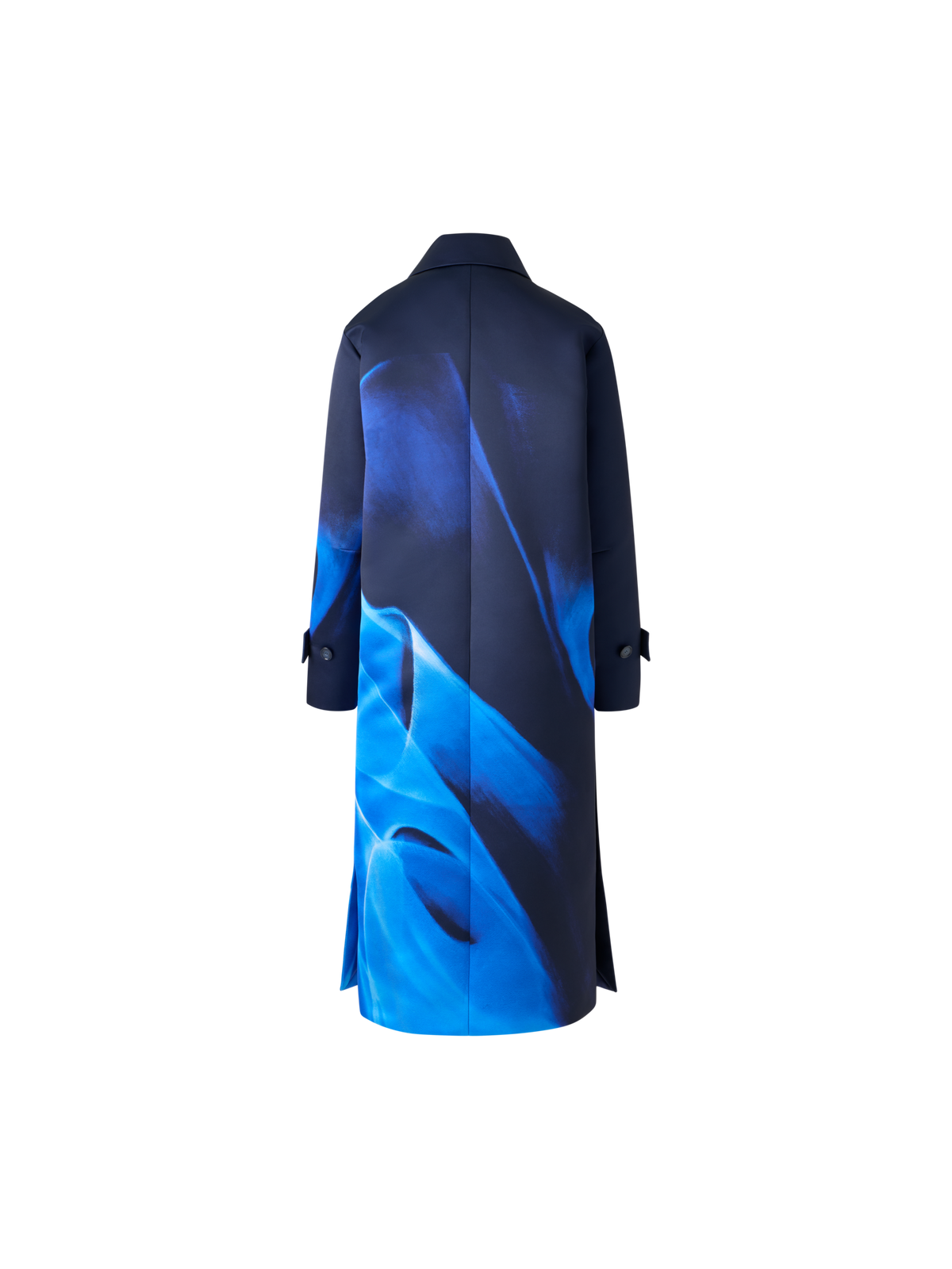 Designer Oversized Mantel in Alyson’s Cyanotype Print - Blau - Bunt