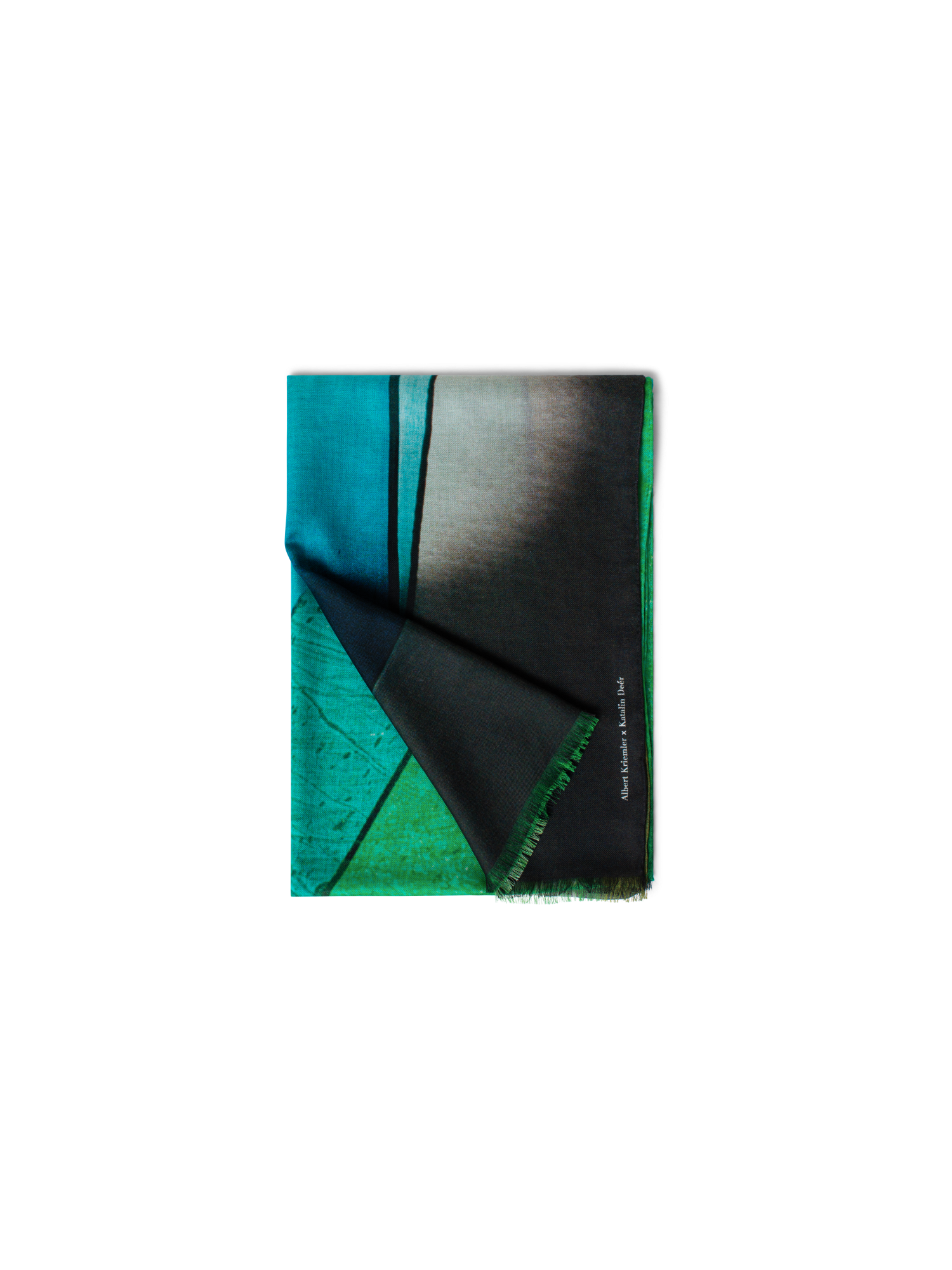 Designer Schal mit Mimosa Liquid Light Druck - Bunt