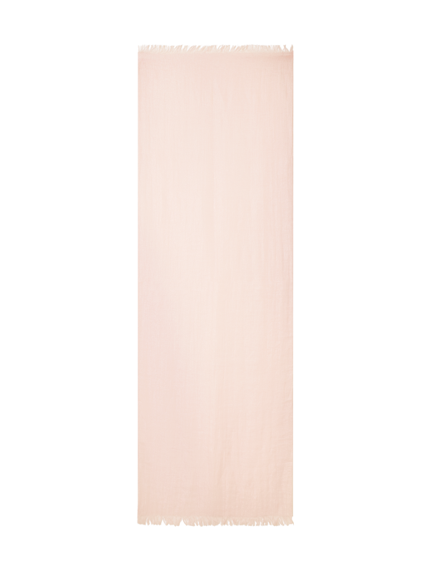 Designer Leinen-Schal - Rosa
