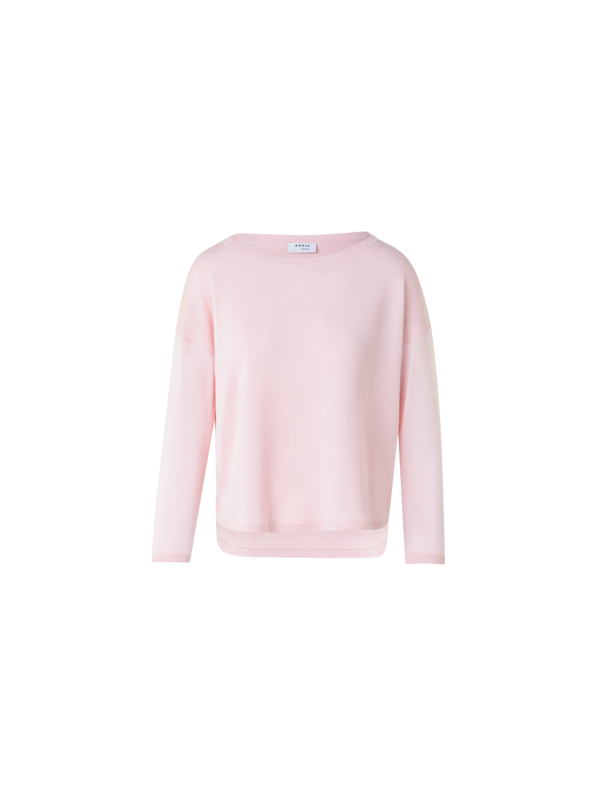 Designer Merino Wool Signature Knit Pullover - Rosa