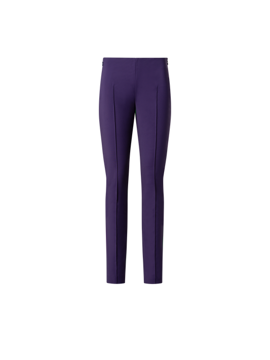 Designer Slim Fit Hose aus Stretch-Baumwolle - Violett