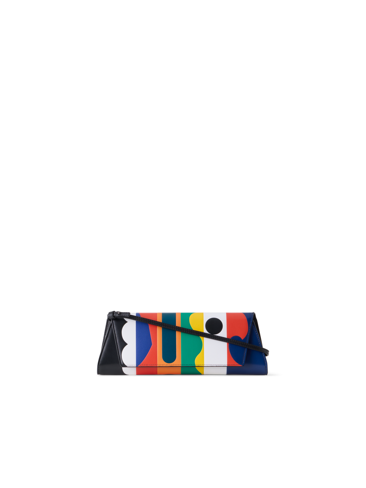 Designer Anouk Small Trapezoid Clutch - Bunt