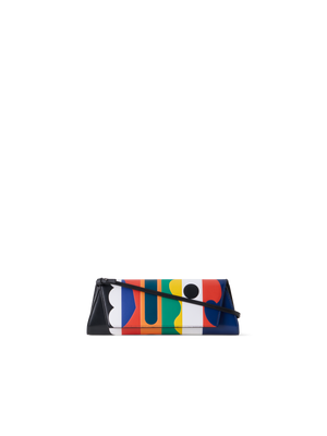 Designer Anouk Small Trapezoid Clutch - Bunt