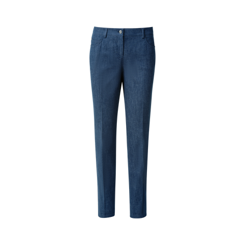 Slim Hose aus Baumwoll-Denim-Stretch