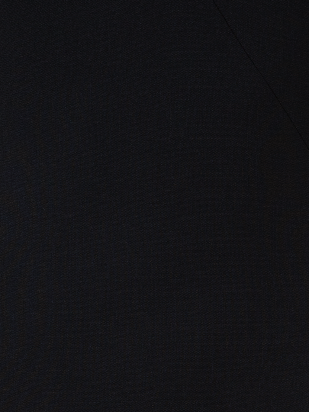 Designer Ärmelloses Etuikleid aus Woll-Doubleface - Schwarz