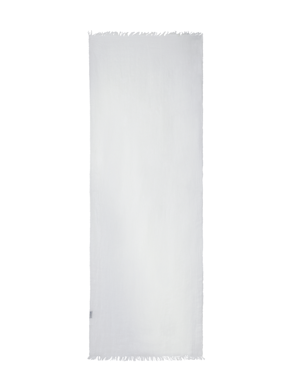 Designer Leinen-Schal - Weiss