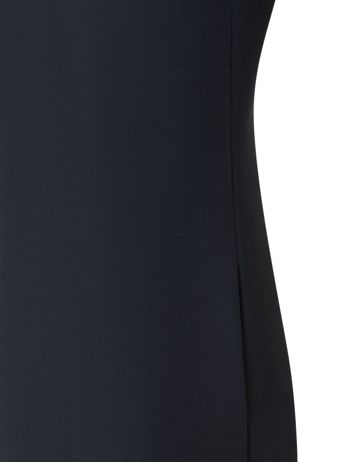 Designer Midi-Trikotin-Etuikleid mit Metallringen - Schwarz