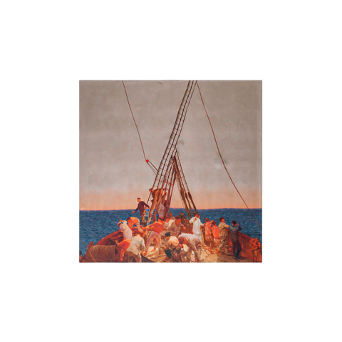 Schal aus Seide mit Prince Albert Print