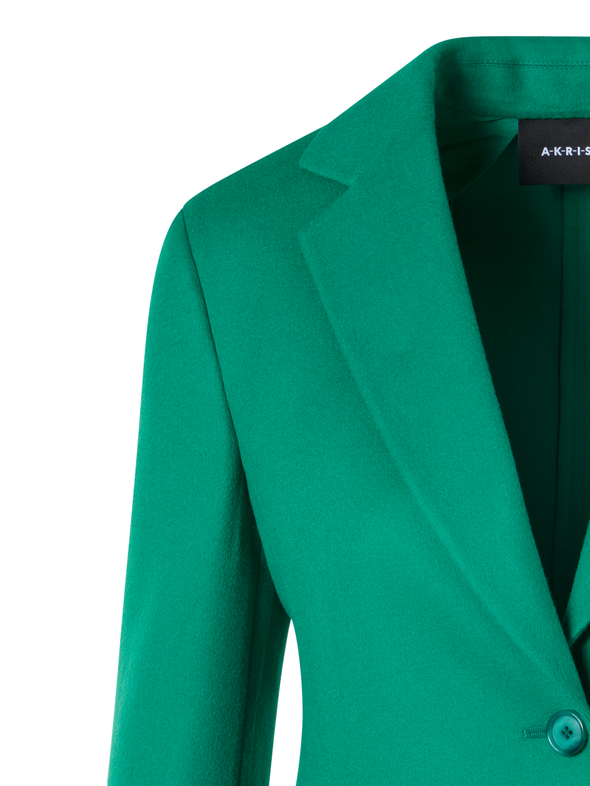 Designer Daigon Jacke aus Kaschmir-Doubleface - Grün