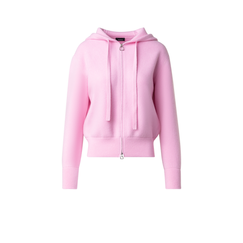 Kurzer Kaschmir-Hoodie