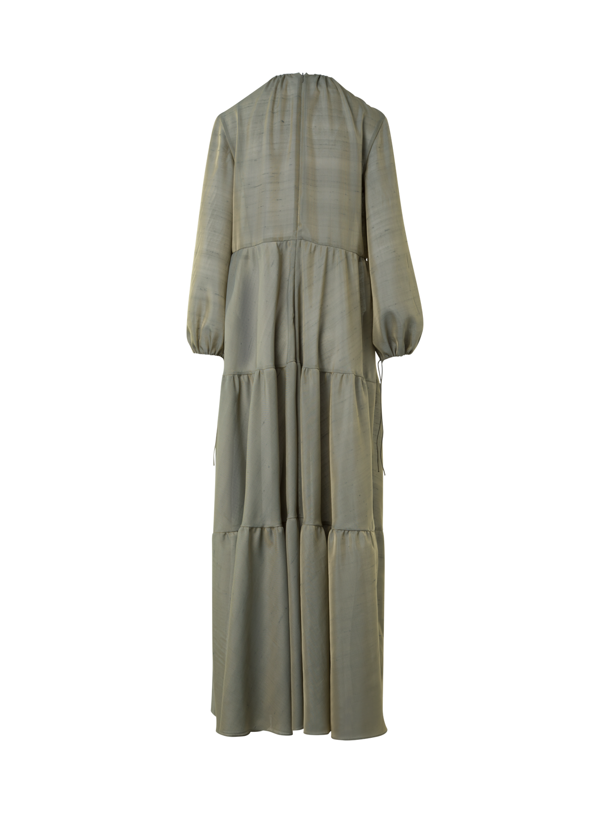 Designer Boho-Midikleid - Grün