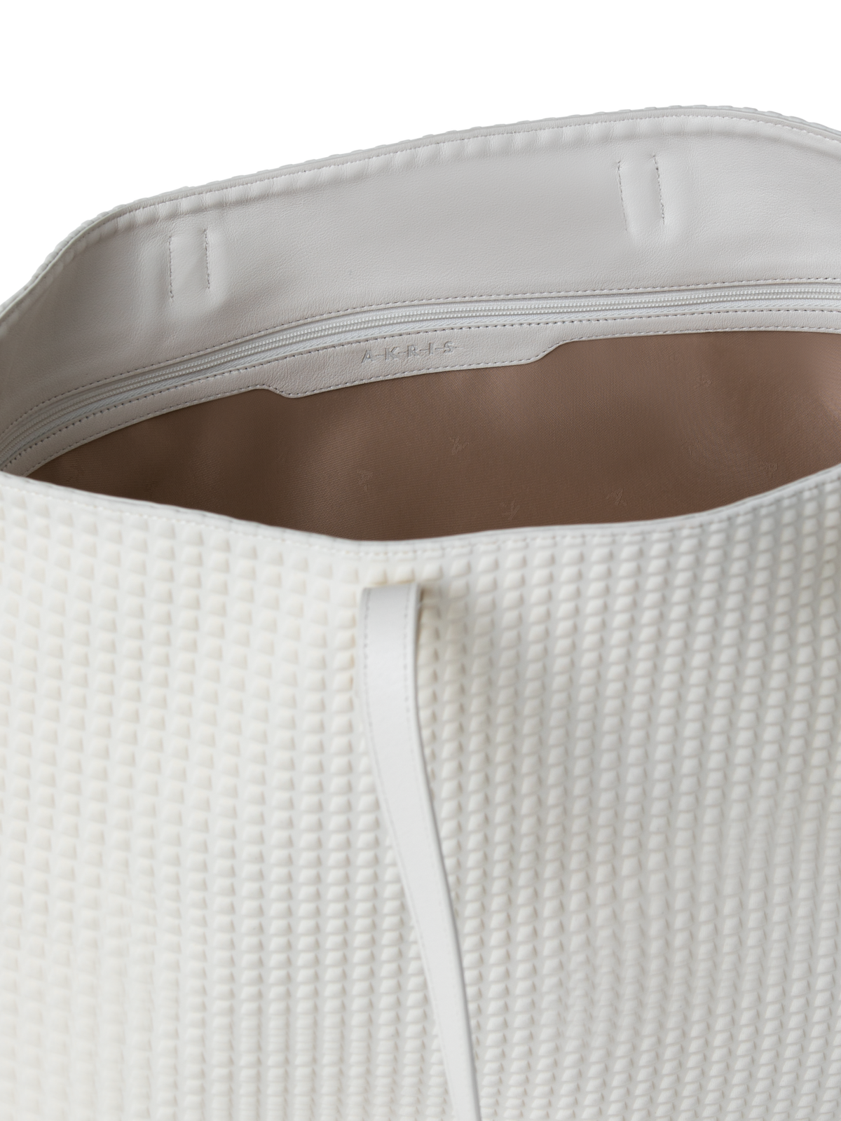 Designer Ai Medium Shoulder Tote - Weiss