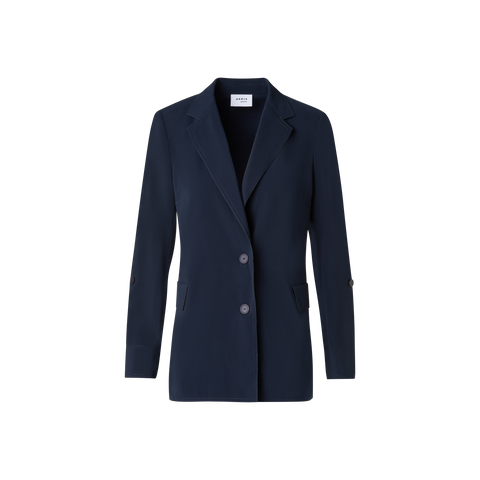 Travel-Friendly Laser Cut Boyfriend Blazer