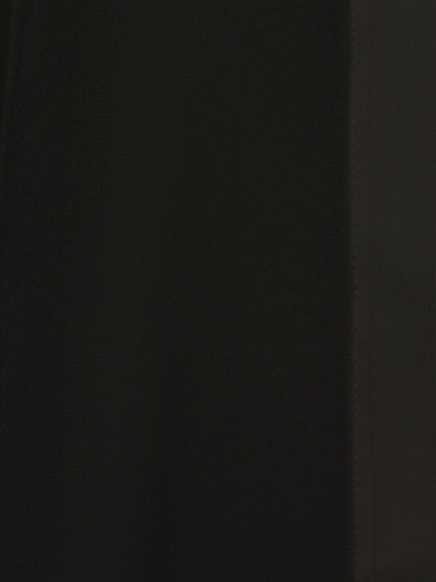 Designer Seidenbluse mit Stehkragen - Schwarz