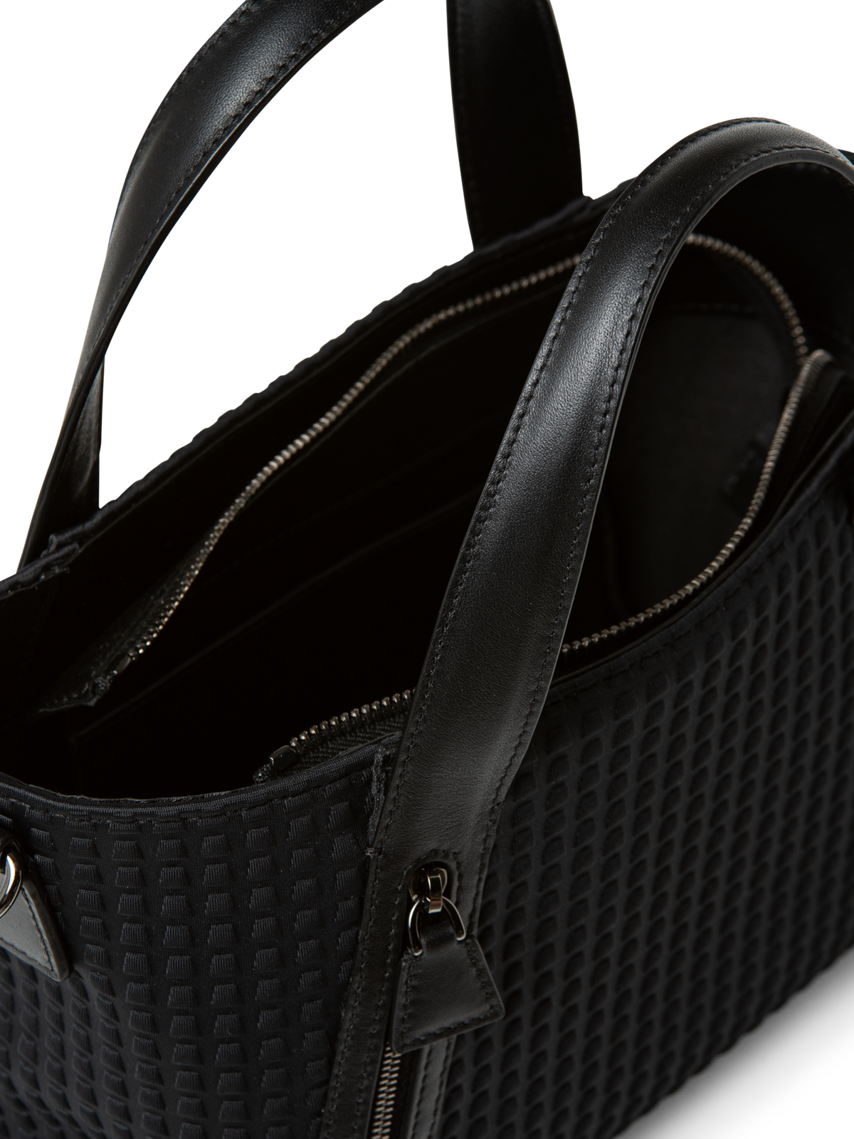 Designer Alexa Little Zip Top Handle Tote - Schwarz