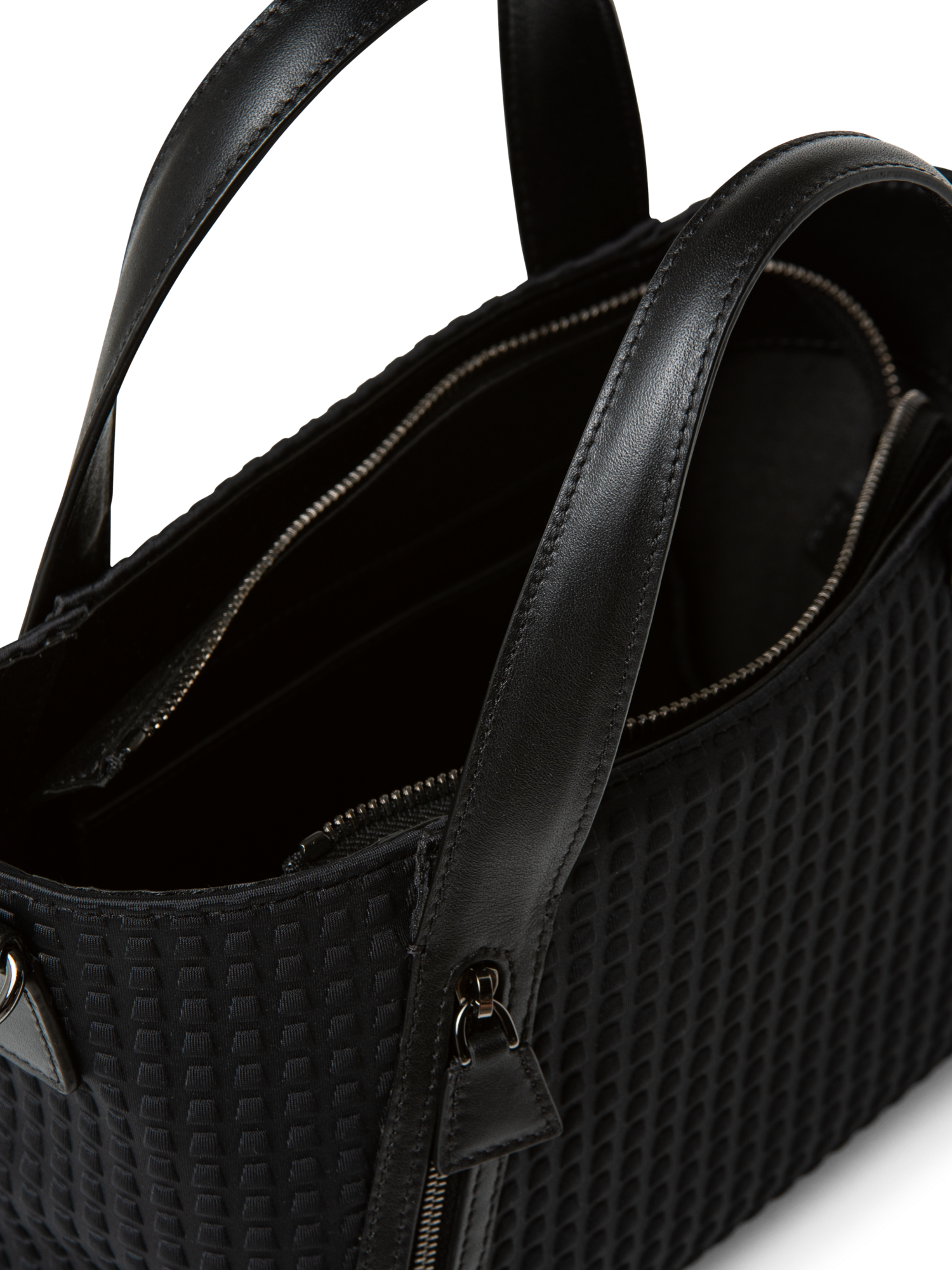 Designer Alexa Little Zip Top Handle Tote - Schwarz