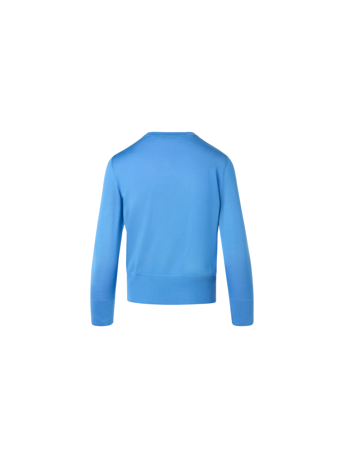 Designer Seiden-Cardigan mit Whitecaps-Print - Blau