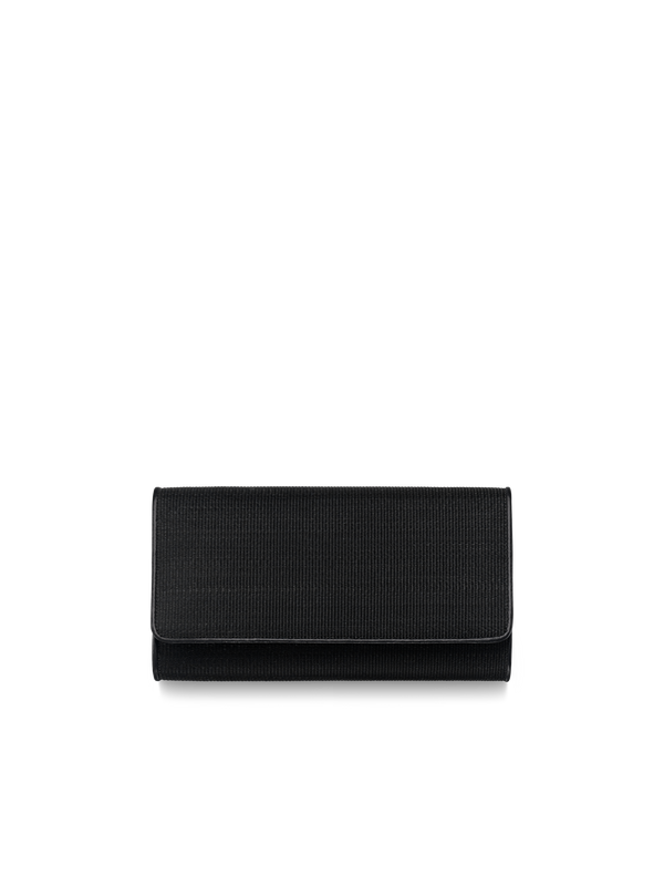 Designer Long Over Flap Wallet in Horshair, 19.2 x 10.6 x 3.2 cm