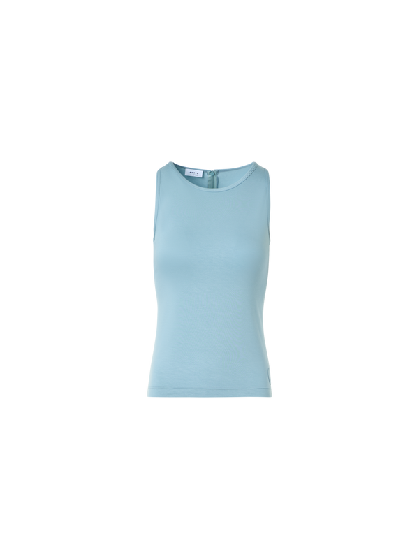 Designer Tailliertes Speedo-Top aus Stretch-Modal-Jersey - Blau