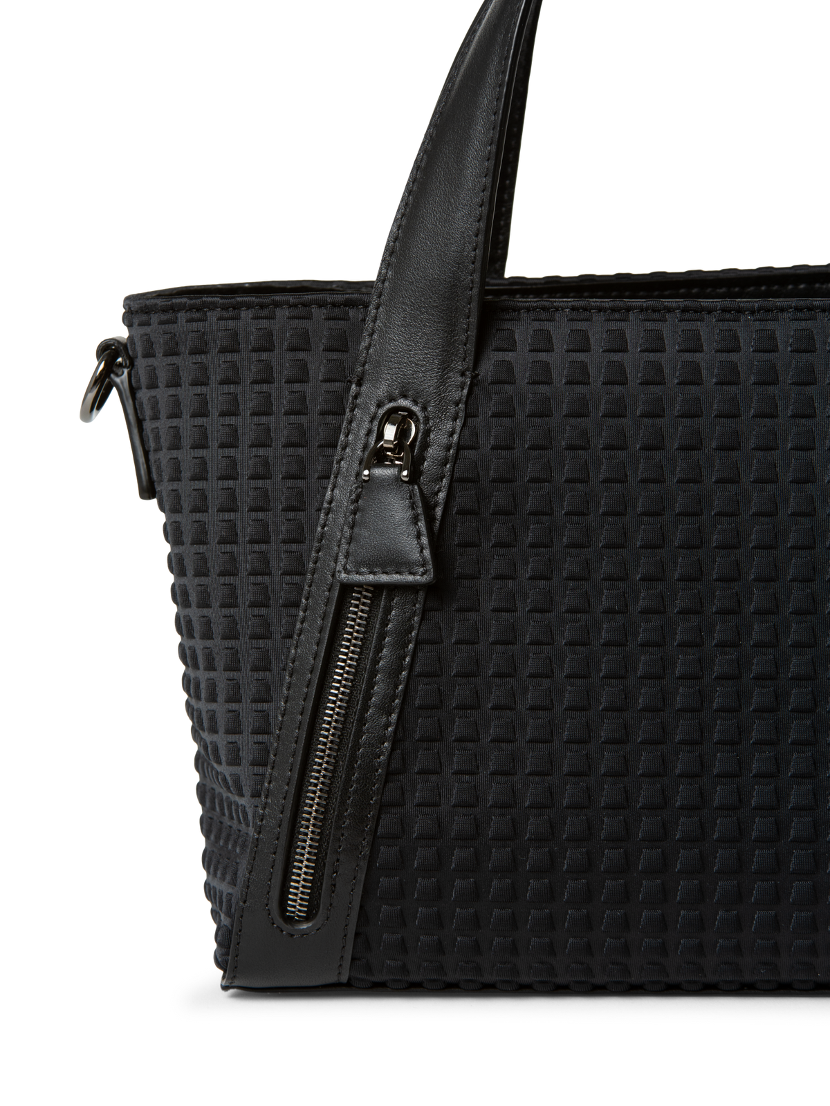 Designer Alexa Little Zip Top Handle Tote - Schwarz