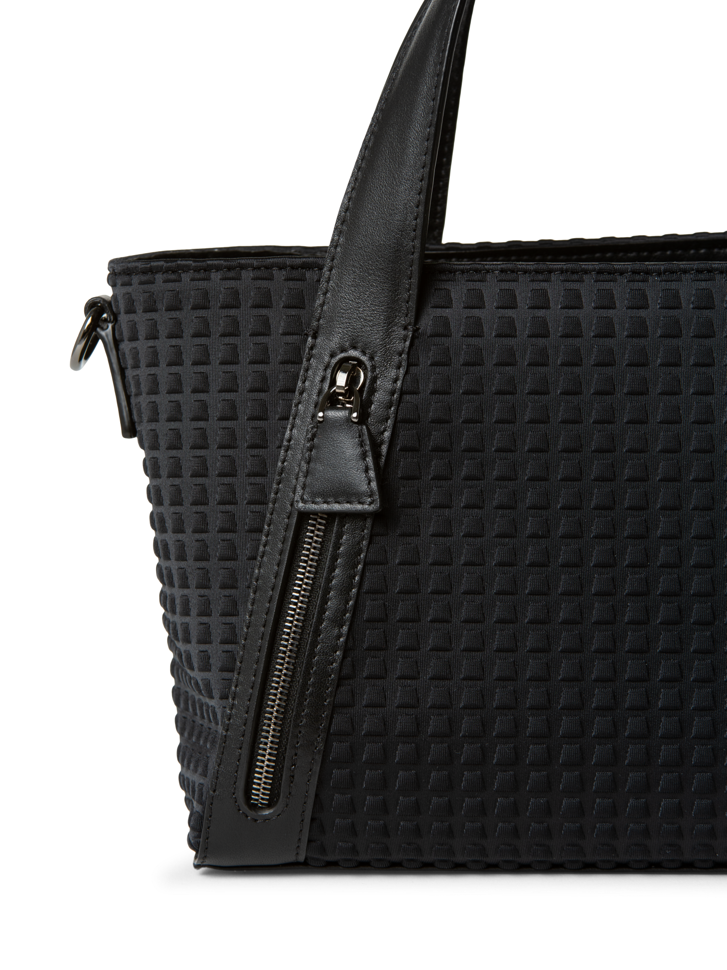 Designer Alexa Little Zip Top Handle Tote - Schwarz