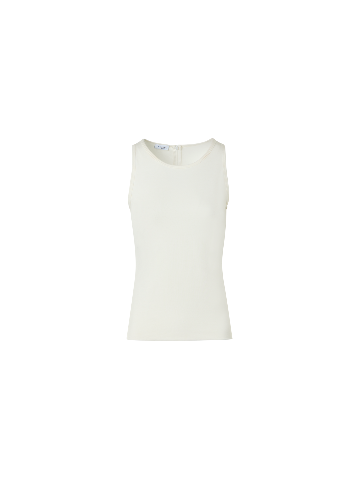 Designer Tailliertes Speedo-Top aus Stretch-Modal-Jersey - Ecru