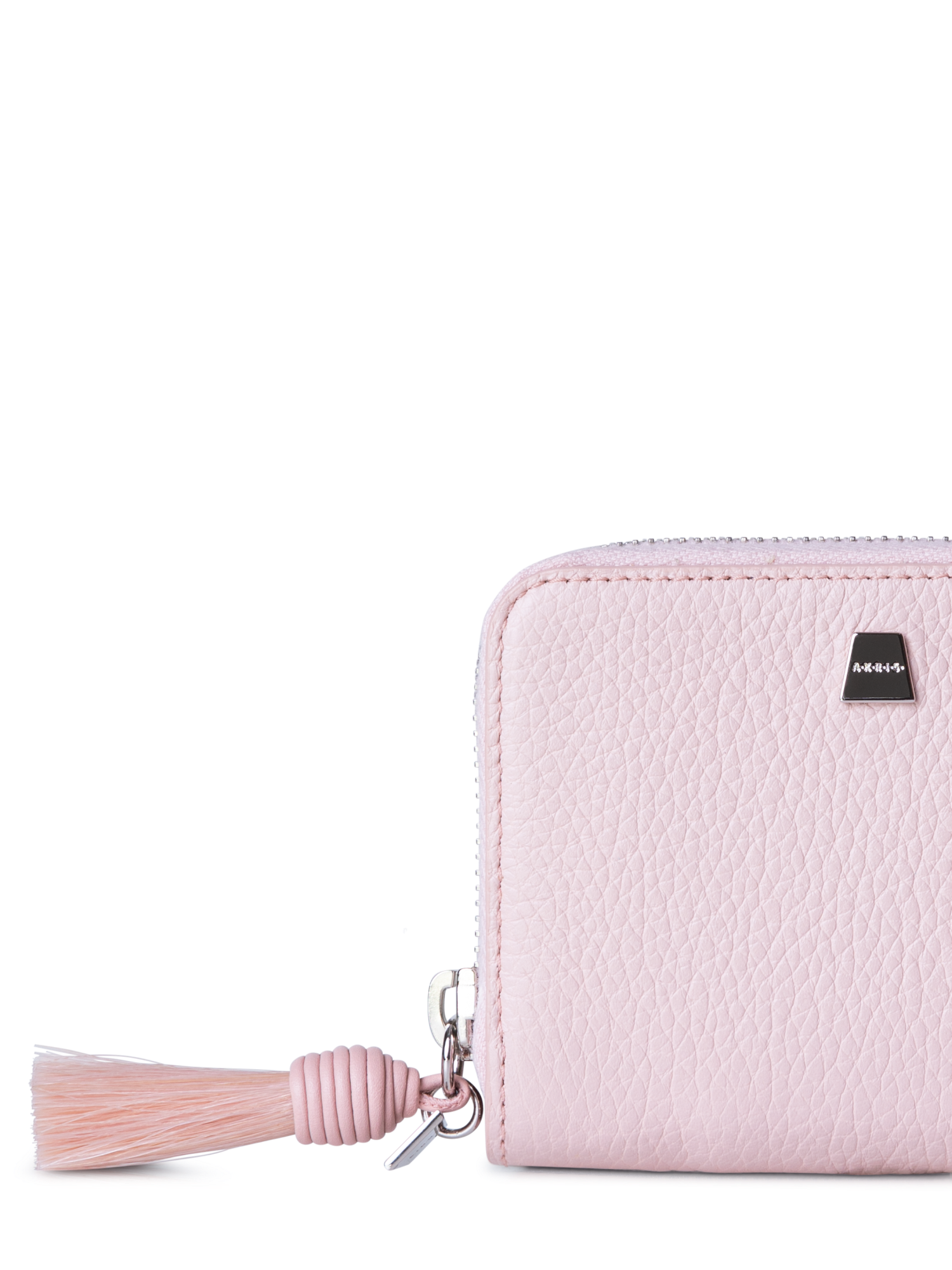 Designer Small Zip Around Wallet - Blau - Beige - Rot - Rosa