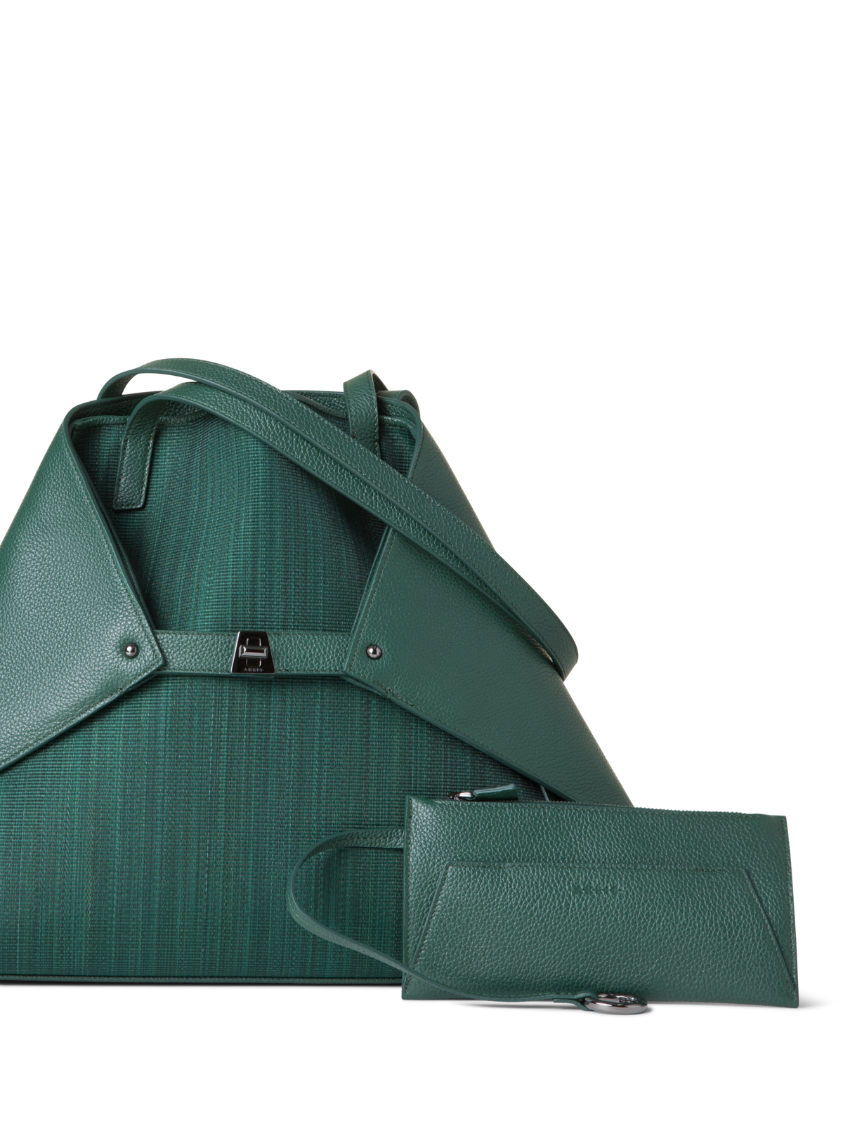 Designer Ai Medium Shoulder Tote - Grün