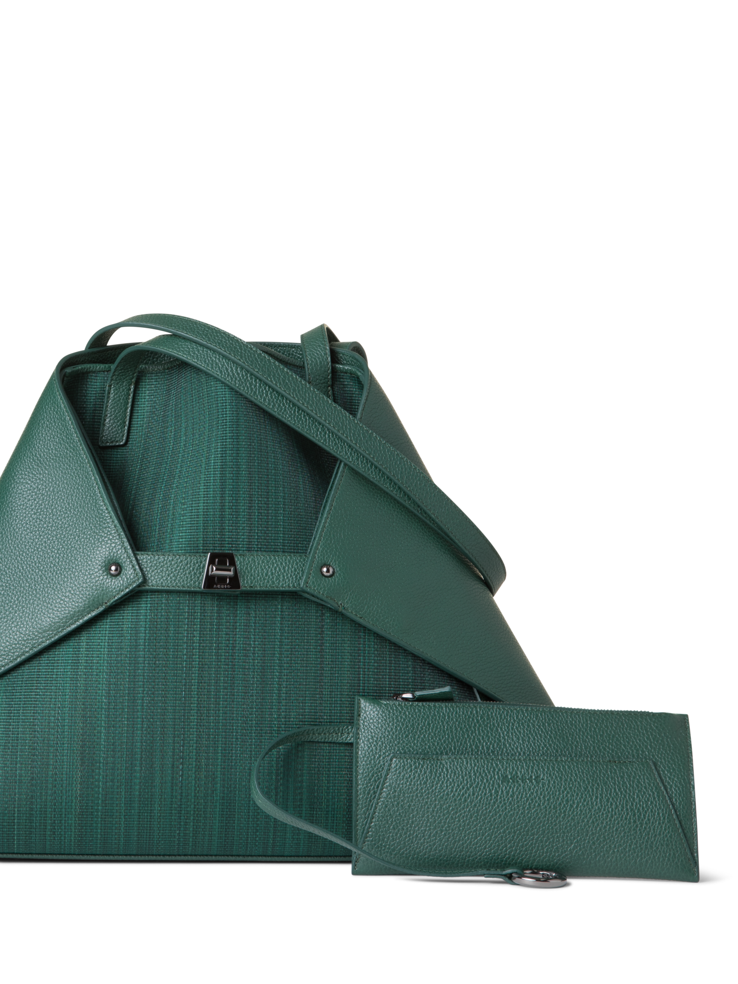 Designer Ai Medium Shoulder Tote - Grün